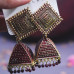 Ethnic classic Square Design Jhumka Earrings