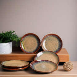 Terra Speckle Ceramic Plate Set