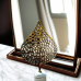 Brass Leaf Ornament with Marble Base for Home and Offices