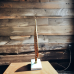 Brass Leaf Ornament with Marble Base for Home and Offices