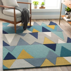 Valley Craft Carpet HandTufted Wool Carpet Rug Runner for Bedroom Living Area Home with Anti Slip Backing