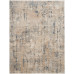 Harmony Luxe Area Rug Beige/Grey 3'9" x 5'9", Abstract Design, Distressed Look, Easy to Clean, Non-Shedding, Perfect for Bedroom, Living Room, Dining Room, and Kitchen