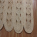 Wave-Edge Reversible Jute Rug – Natural Boho Charm for Every Season