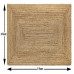 Handwoven Jute Mat – Reversible Rug for Bedroom, Living Space, and Seasonal Décor