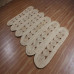 Wave-Edge Reversible Jute Rug – Natural Boho Charm for Every Season