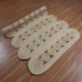 Wave-Edge Reversible Jute Rug – Natural Boho Charm for Every Season