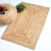 Handwoven Jute Mat – Reversible Rug for Bedroom, Living Space, and Seasonal Décor