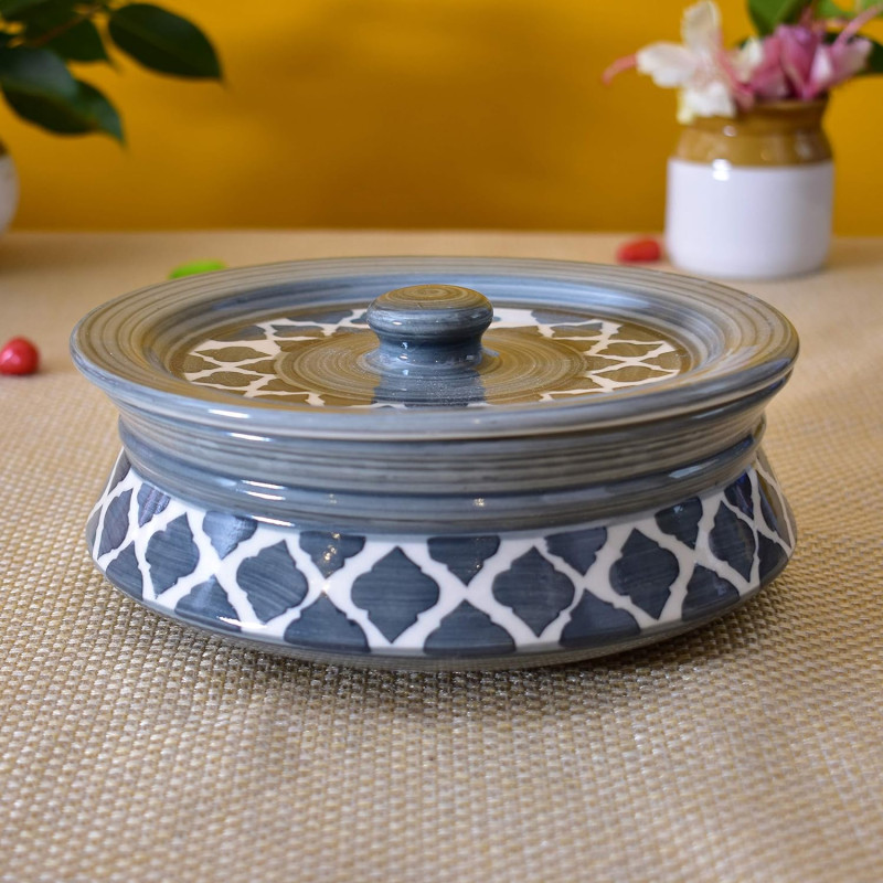 Majestic Moroccan Ceramic Serving Dish