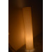 AMDHOME Off-White Round Cotton Shade Floor Lamp with Wood Base