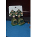 Gold Plated Green Square Jhumka