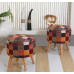 Vivid Patchwork Charm Stools