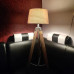 Wooden Tripod Floor Lamp