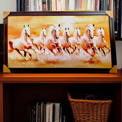 Seven Horse Canvas Painting