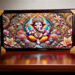 God Ganesh/Vinayagar/Ganapati design photo frame