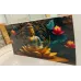 KUBE Meditating Lord Buddha Painting 7 mm MDF Sparkal Lamination Full HD Print Painting