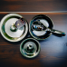 Regal Green Ceramic Serving Set