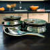 Regal Green Ceramic Serving Set
