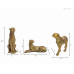 Majestic Trio – Ornate Cheetah Sculpture Set