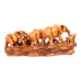 Family Majesty – Elephant Sculpture in Golden Elegance