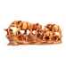Family Majesty – Elephant Sculpture in Golden Elegance