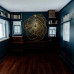 Radiant Bloom Golden Wall Panel